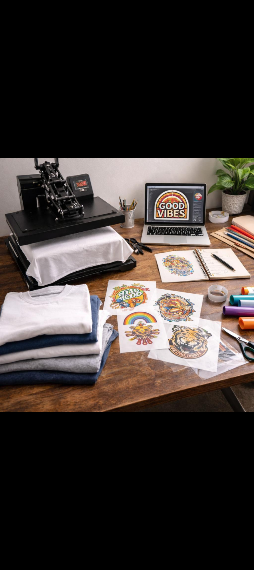 Custom T-Shirts and DTF Iron-on Designs