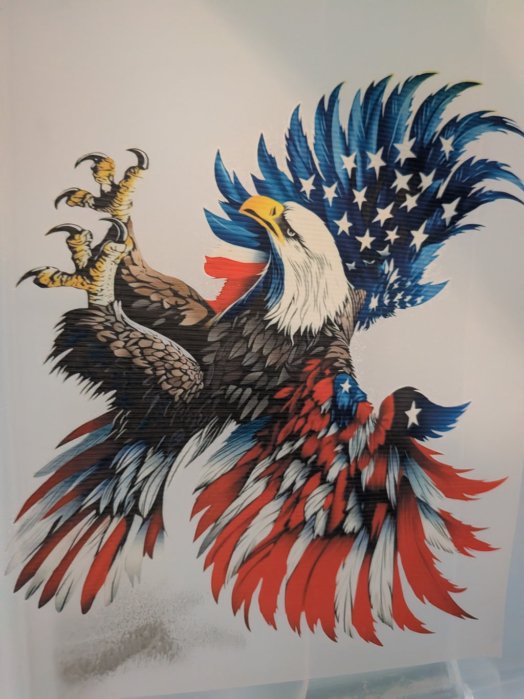 American Eagle DTF Iron-On Heat Transfer