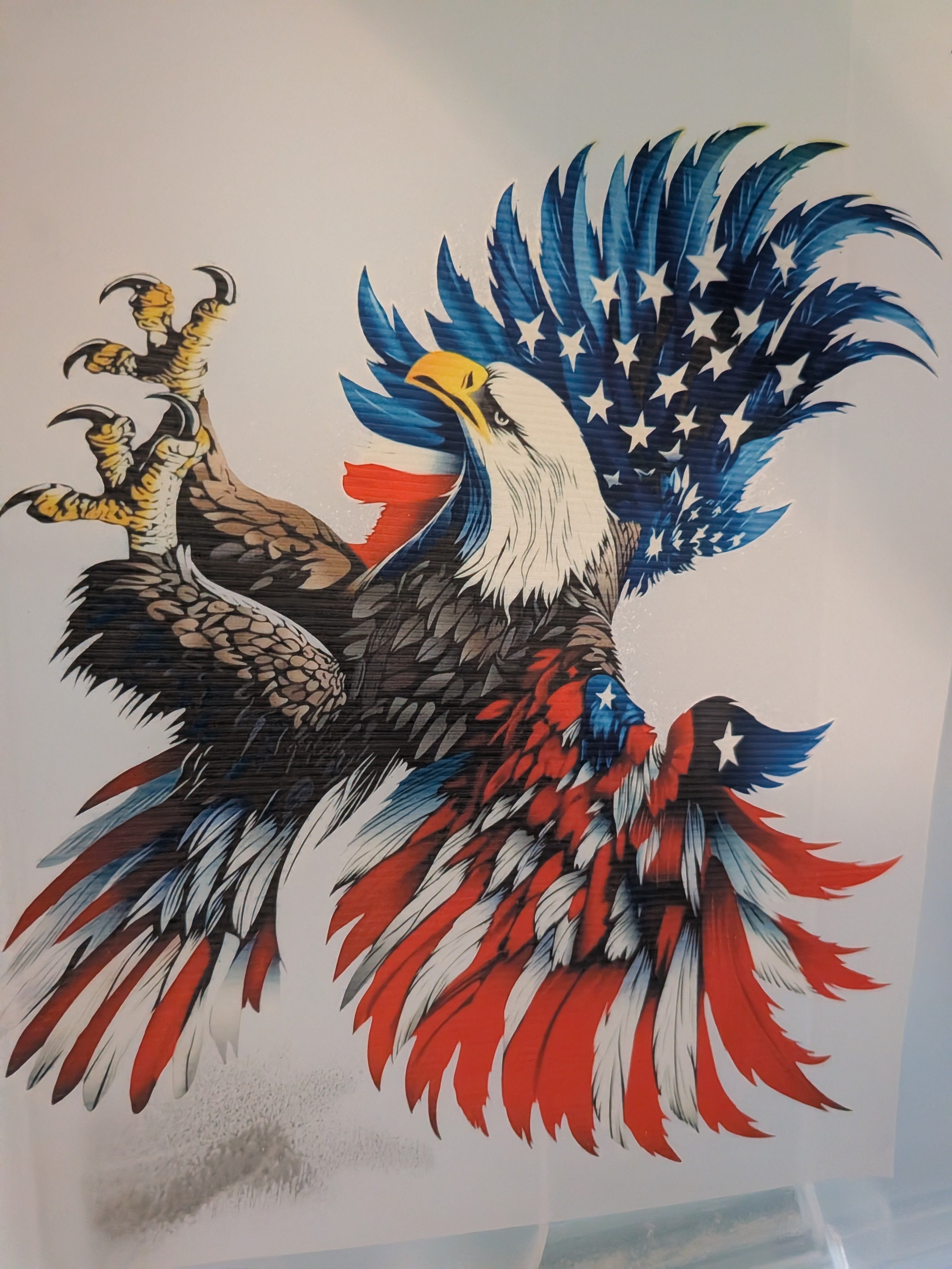 American Eagle DTF Iron-On Heat Transfer