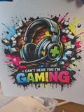 DTF iron on gaming design