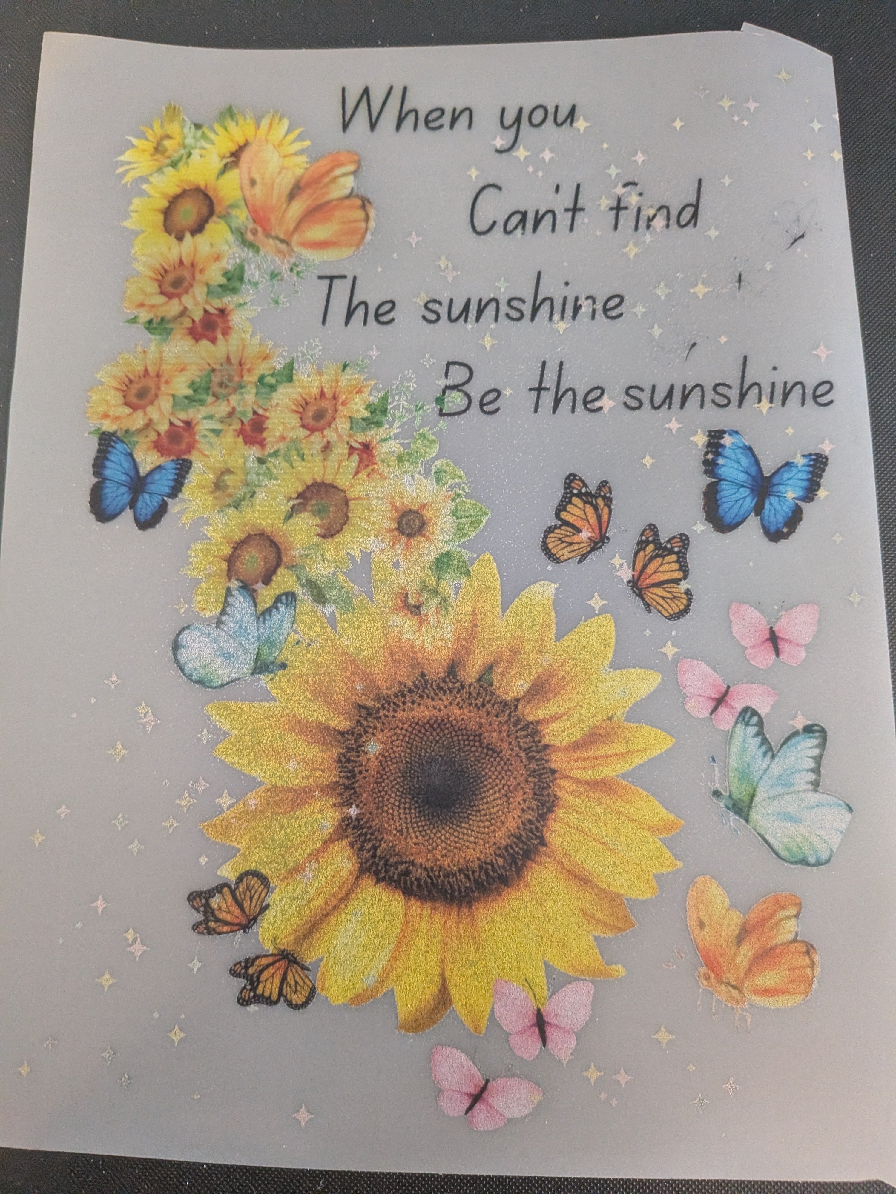 When you can't find the sunshine be the sunshine T-shirt